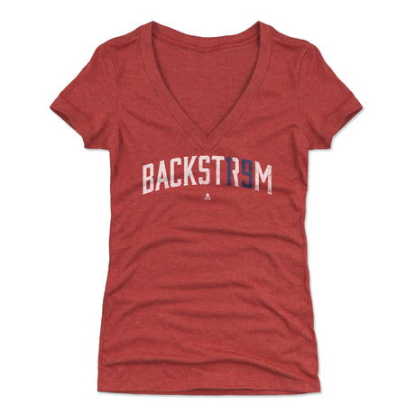 Nicklas Backstrom Women's V-Neck T-Shirt | 500 LEVEL