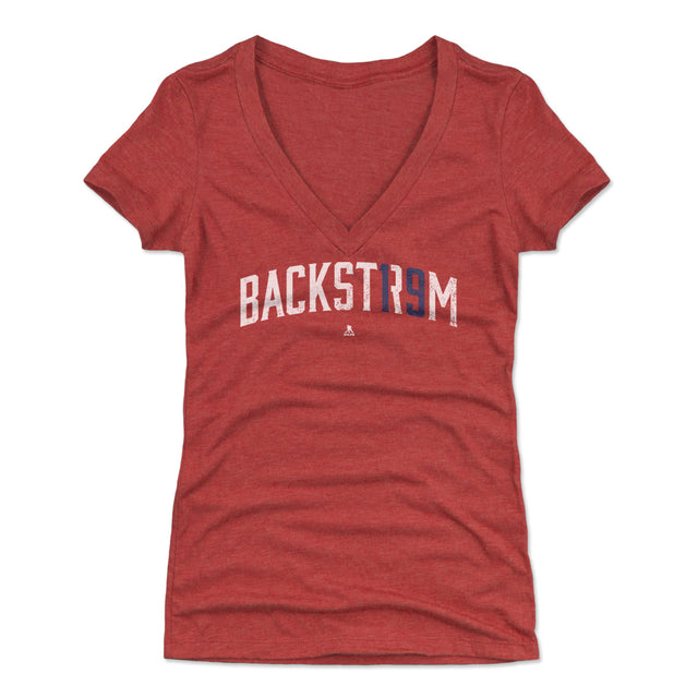 Nicklas Backstrom Women's V-Neck T-Shirt | 500 LEVEL
