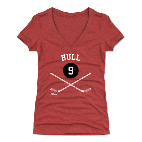 Bobby Hull Women's V-Neck T-Shirt | 500 LEVEL