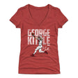 George Kittle Women's V-Neck T-Shirt | 500 LEVEL