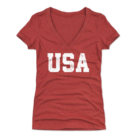 American Pride Women's V-Neck T-Shirt | 500 LEVEL