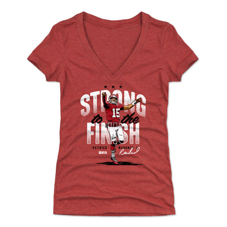 Patrick Mahomes Women's V-Neck T-Shirt | 500 LEVEL