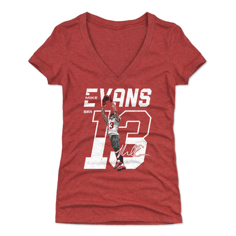 Mike Evans Women's V-Neck T-Shirt | 500 LEVEL