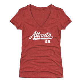 Atlanta Women's V-Neck T-Shirt | 500 LEVEL