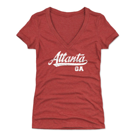 Atlanta Women's V-Neck T-Shirt | 500 LEVEL