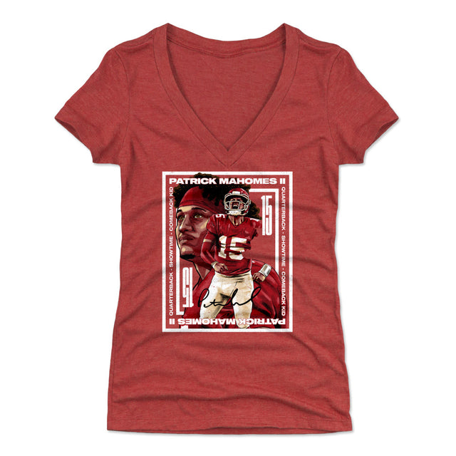 Patrick Mahomes Women's V-Neck T-Shirt | 500 LEVEL