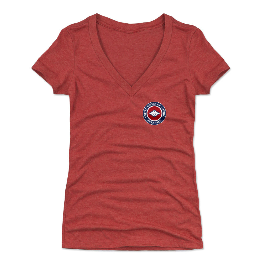 Arkansas Women's V-Neck T-Shirt | 500 LEVEL