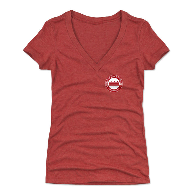 Washington D.C. Women's V-Neck T-Shirt | 500 LEVEL