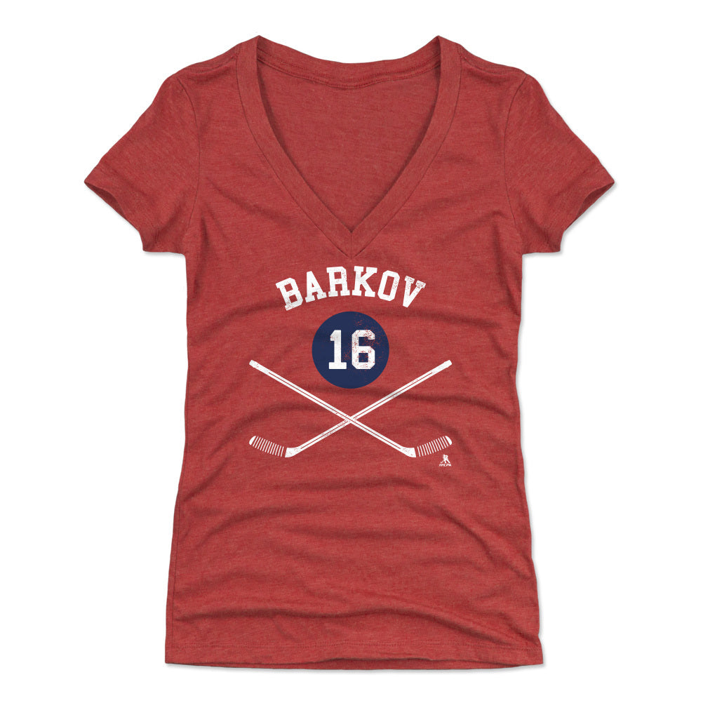 Aleksander Barkov Women's V-Neck T-Shirt | 500 LEVEL