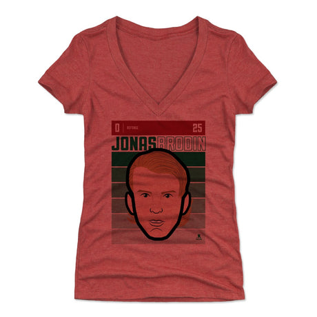 Jonas Brodin Women's V-Neck T-Shirt | 500 LEVEL