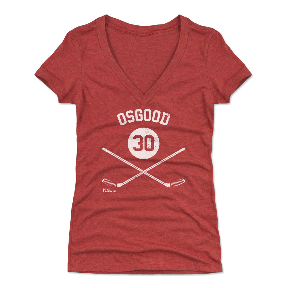 Chris Osgood Women's V-Neck T-Shirt | 500 LEVEL