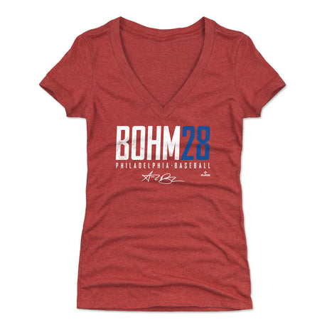 Alec Bohm Women's V-Neck T-Shirt | 500 LEVEL