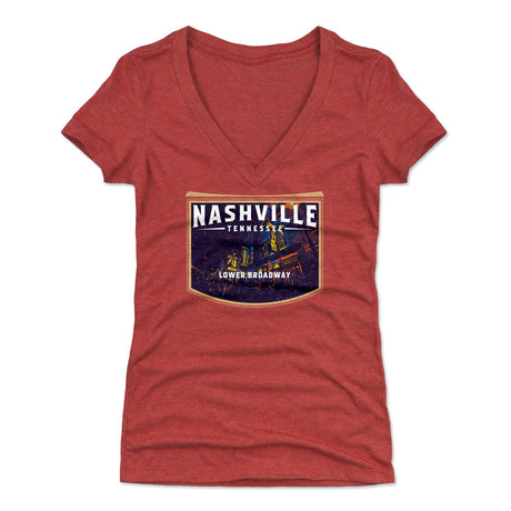 Nashville Women's V-Neck T-Shirt | 500 LEVEL