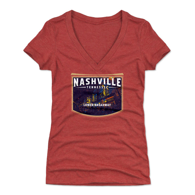 Nashville Women's V-Neck T-Shirt | 500 LEVEL