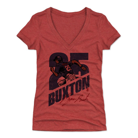 Byron Buxton Women's V-Neck T-Shirt | 500 LEVEL