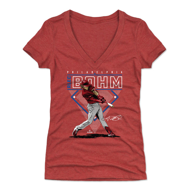 Alec Bohm Women's V-Neck T-Shirt | 500 LEVEL