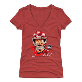 Patrick Mahomes Women's V-Neck T-Shirt | 500 LEVEL