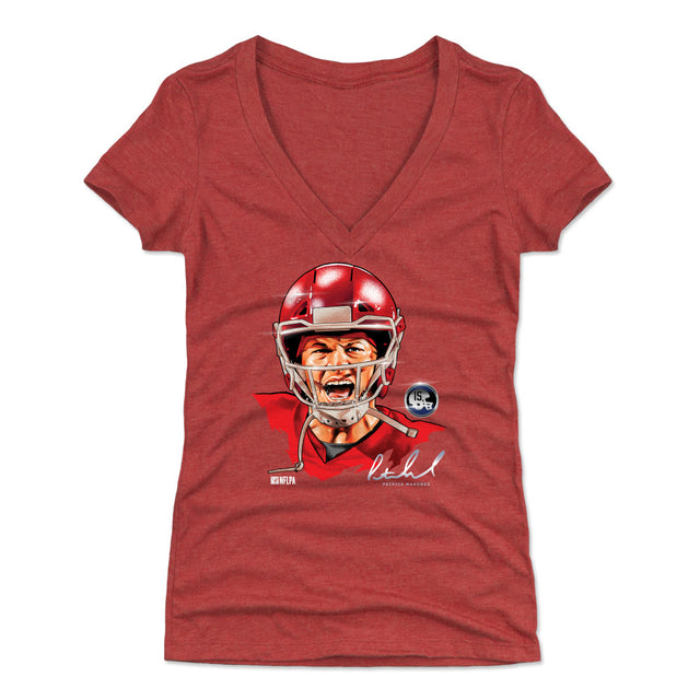 Patrick Mahomes Women's V-Neck T-Shirt | 500 LEVEL