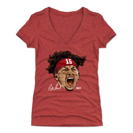 Patrick Mahomes Women's V-Neck T-Shirt | 500 LEVEL