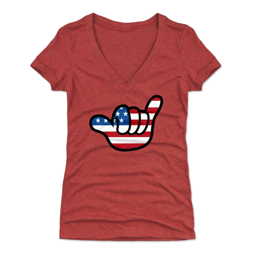 4th of July Women&#39;s V-Neck T-Shirt | 500 LEVEL