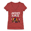 Jacques Plante Women's V-Neck T-Shirt | 500 LEVEL