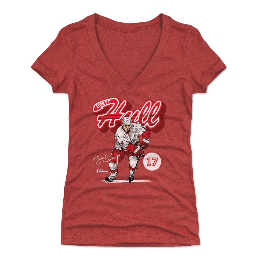 Brett Hull Women's V-Neck T-Shirt | 500 LEVEL