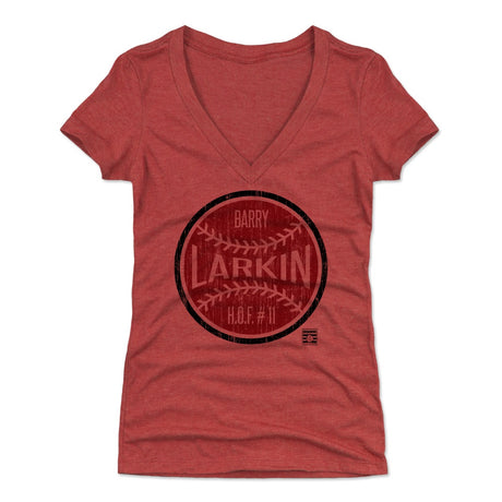Barry Larkin Women's V-Neck T-Shirt | 500 LEVEL