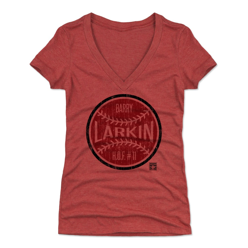 Barry Larkin Women&#39;s V-Neck T-Shirt | 500 LEVEL