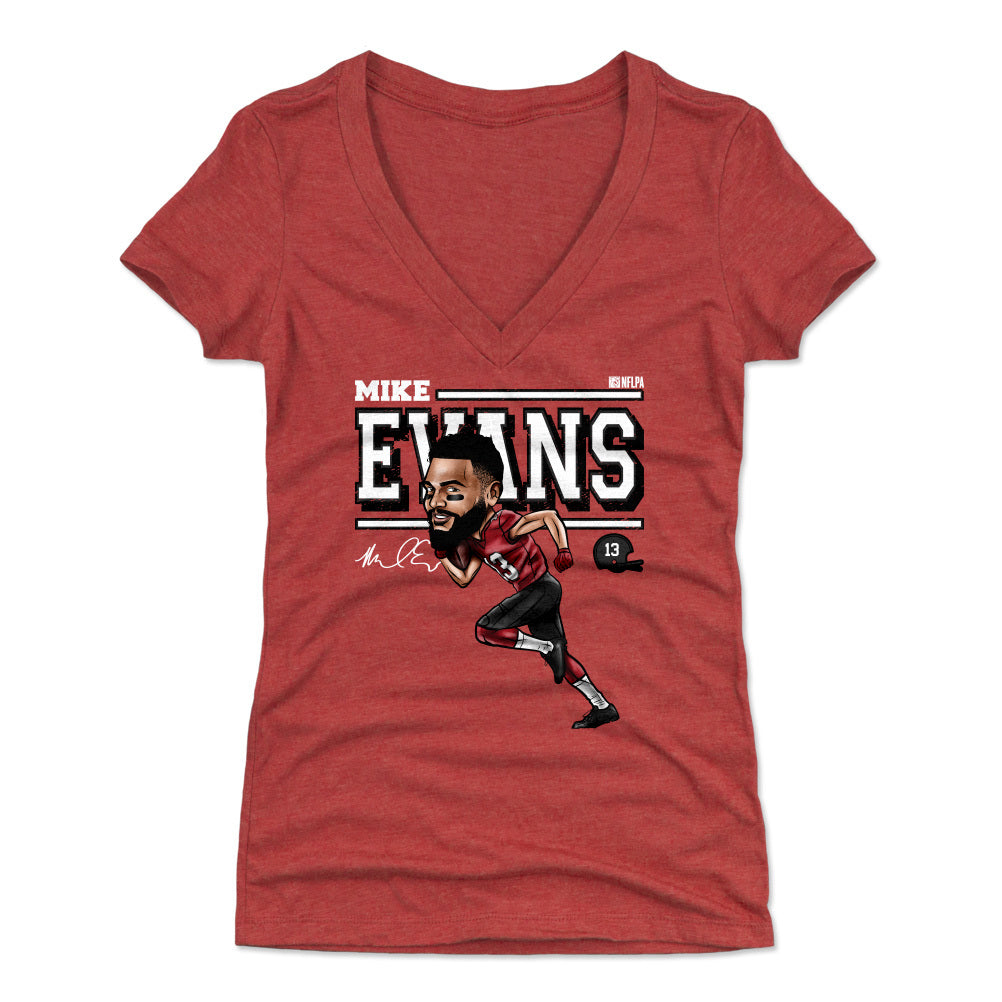 Mike Evans Women&#39;s V-Neck T-Shirt | 500 LEVEL