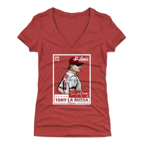 Tony La Russa Women's V-Neck T-Shirt | 500 LEVEL