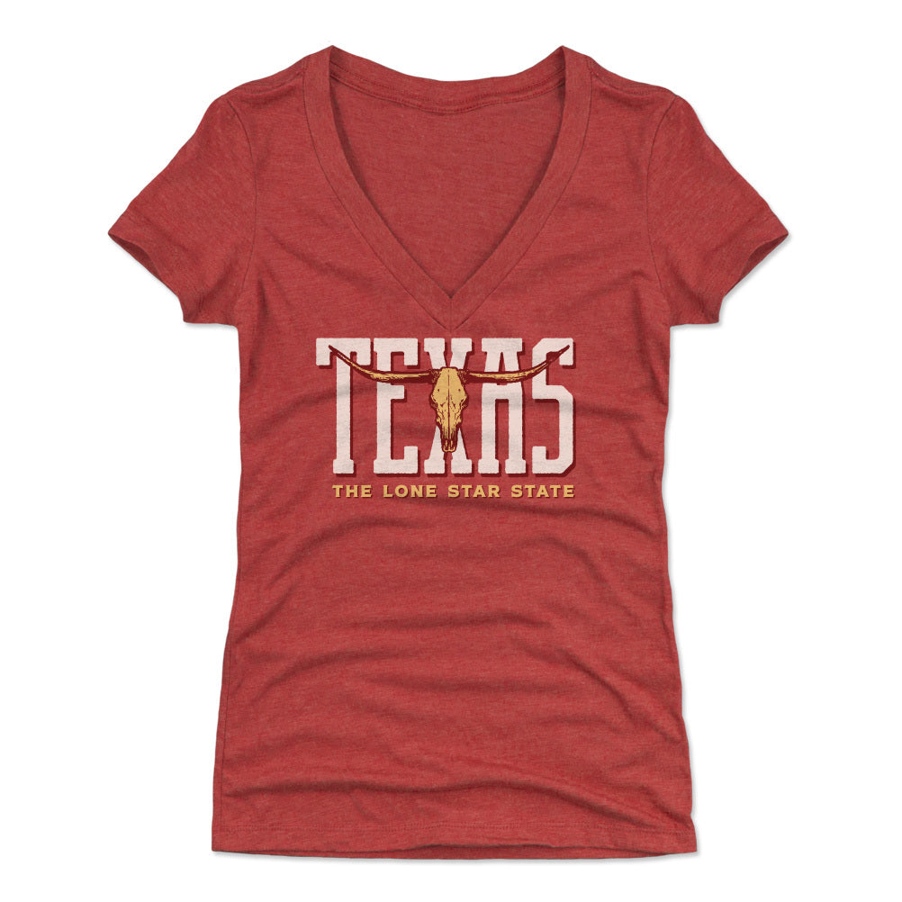 Texas Women's V-Neck T-Shirt | 500 LEVEL
