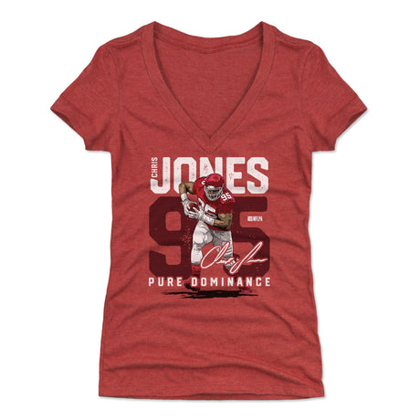 Chris Jones Women's V-Neck T-Shirt | 500 LEVEL
