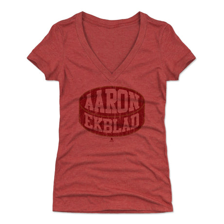 Aaron Ekblad Women's V-Neck T-Shirt | 500 LEVEL