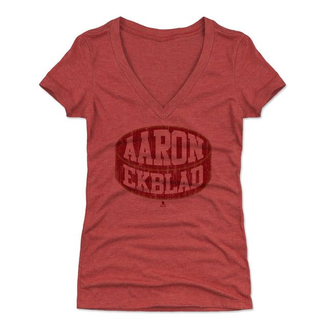 Aaron Ekblad Women's V-Neck T-Shirt | 500 LEVEL