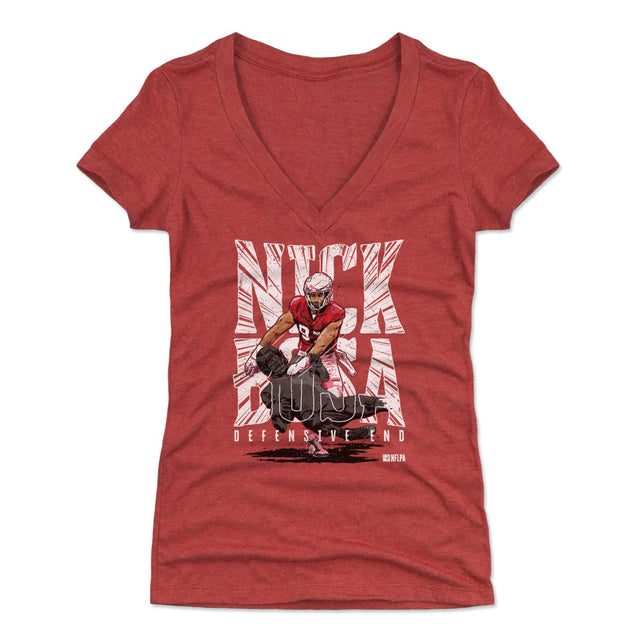 Nick Bosa Women's V-Neck T-Shirt | 500 LEVEL