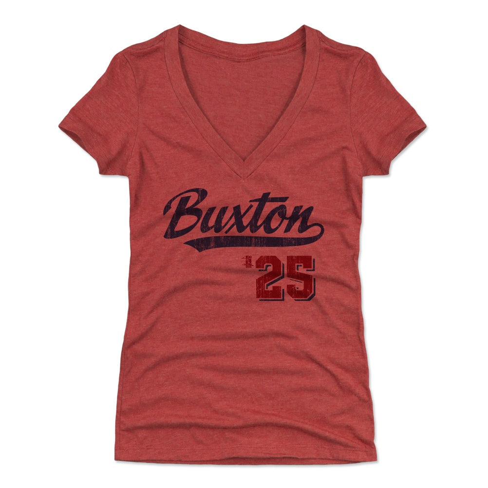 Byron Buxton Women's V-Neck T-Shirt | 500 LEVEL