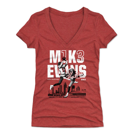 Mike Evans Women's V-Neck T-Shirt | 500 LEVEL