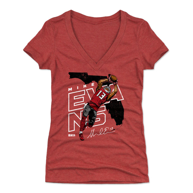 Mike Evans Women's V-Neck T-Shirt | 500 LEVEL