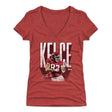 Travis Kelce Women's V-Neck T-Shirt | 500 LEVEL