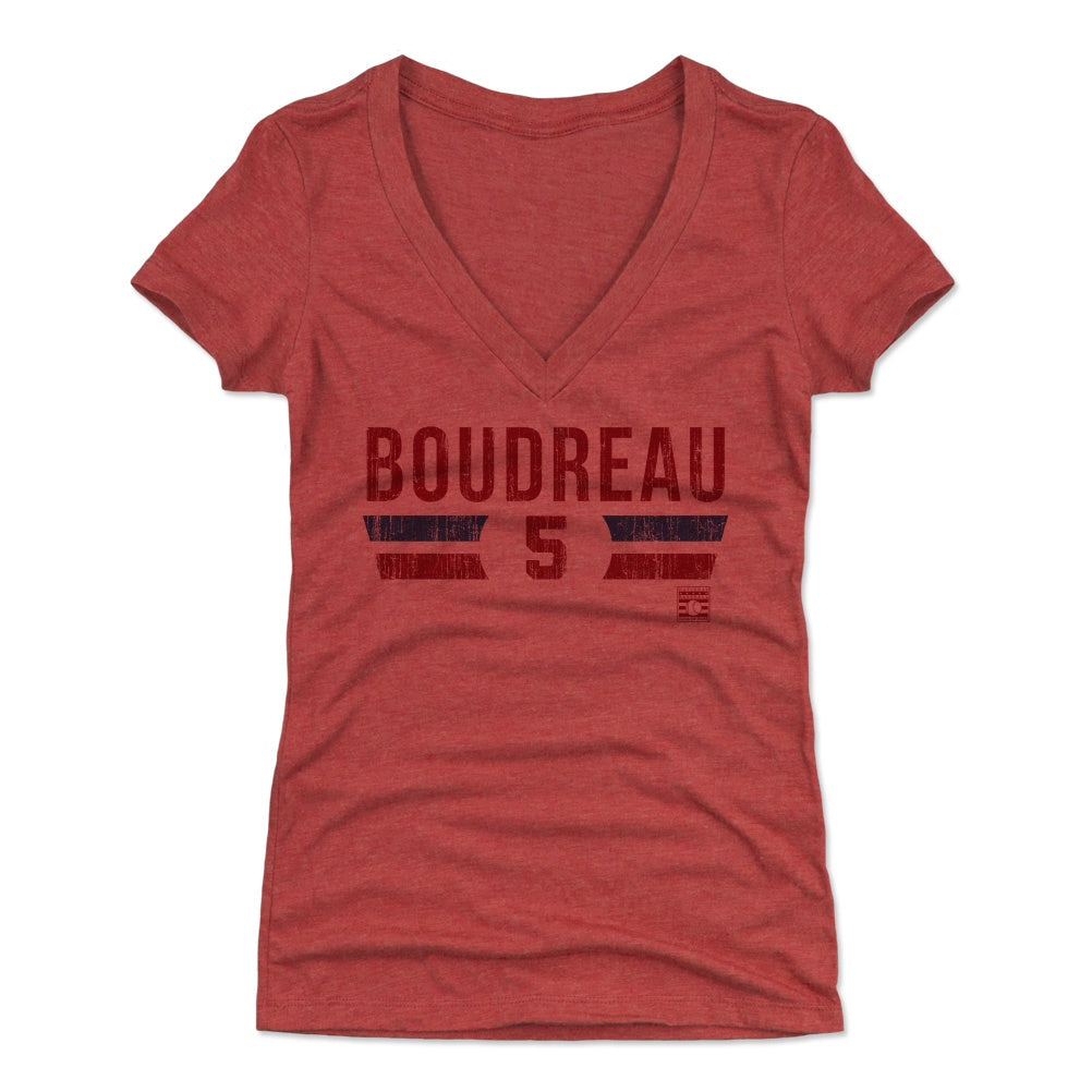 Lou Boudreau Women's V-Neck T-Shirt | 500 LEVEL