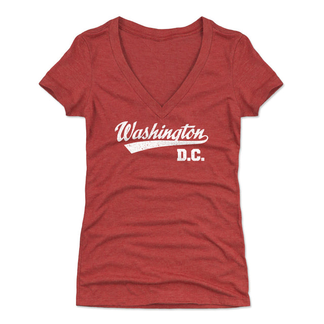 Washington D.C. Women's V-Neck T-Shirt | 500 LEVEL