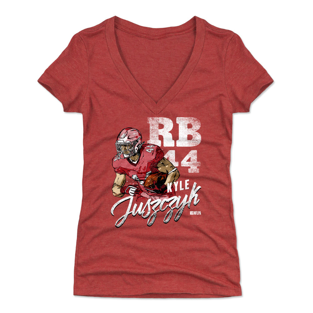 Kyle Juszczyk Women's V-Neck T-Shirt | 500 LEVEL