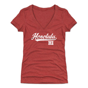Honolulu Women's V-Neck T-Shirt | 500 LEVEL