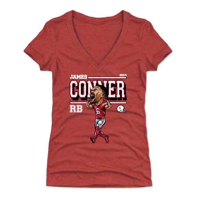 James Conner Women's V-Neck T-Shirt | 500 LEVEL