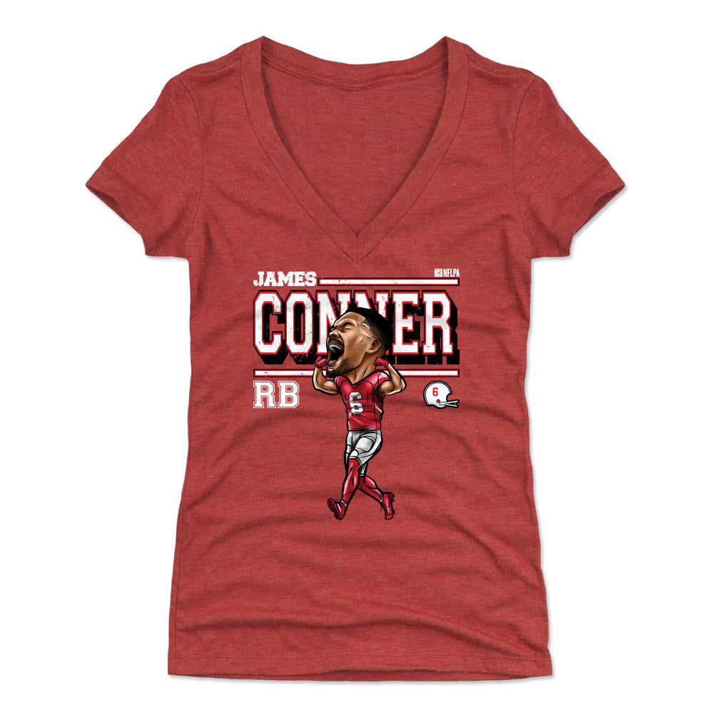 James Conner Women&#39;s V-Neck T-Shirt | 500 LEVEL