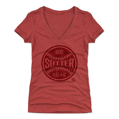 Bruce Sutter Women's V-Neck T-Shirt | 500 LEVEL