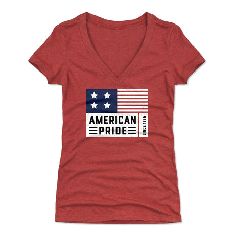 American Pride Women's V-Neck T-Shirt | 500 LEVEL