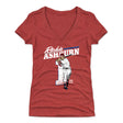 Richie Ashburn Women's V-Neck T-Shirt | 500 LEVEL