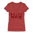 Travis Kelce Women's V-Neck T-Shirt | 500 LEVEL