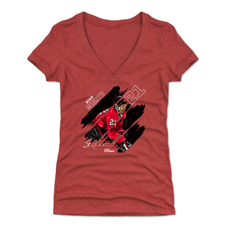 Stan Mikita Women's V-Neck T-Shirt | 500 LEVEL